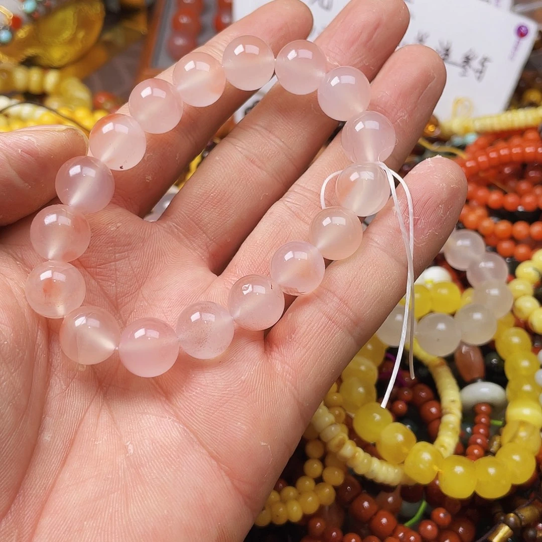 玛瑙/玉髓手链合金椒****呀41443