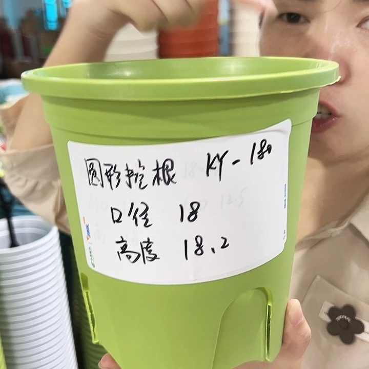正品圆控口18高18混色无托8只