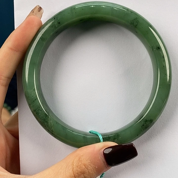 和田玉未镶嵌手镯6465