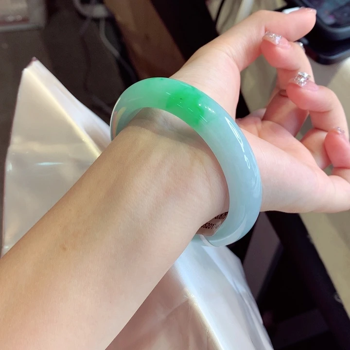 未镶嵌手镯翡翠60号正圈77