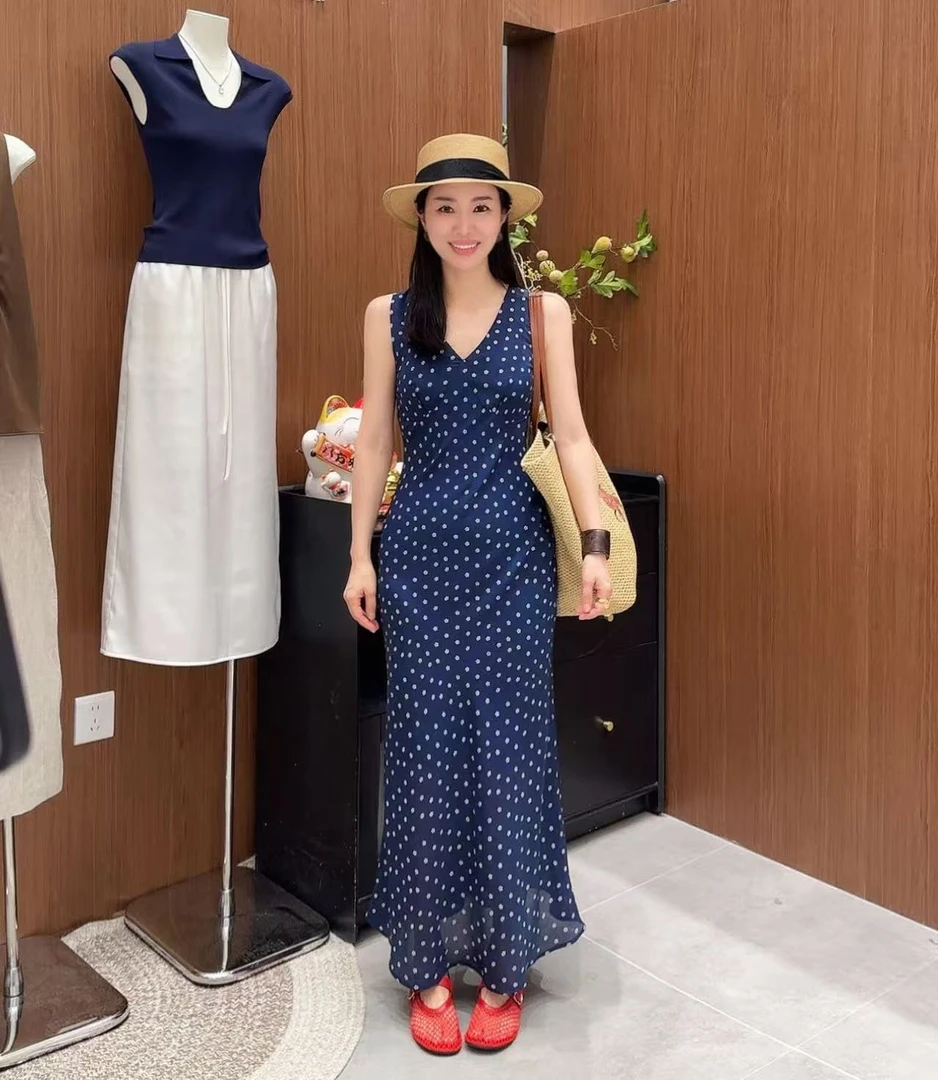 鑫燃KIKI 小众设计感小花朵连衣裙 2030 WU