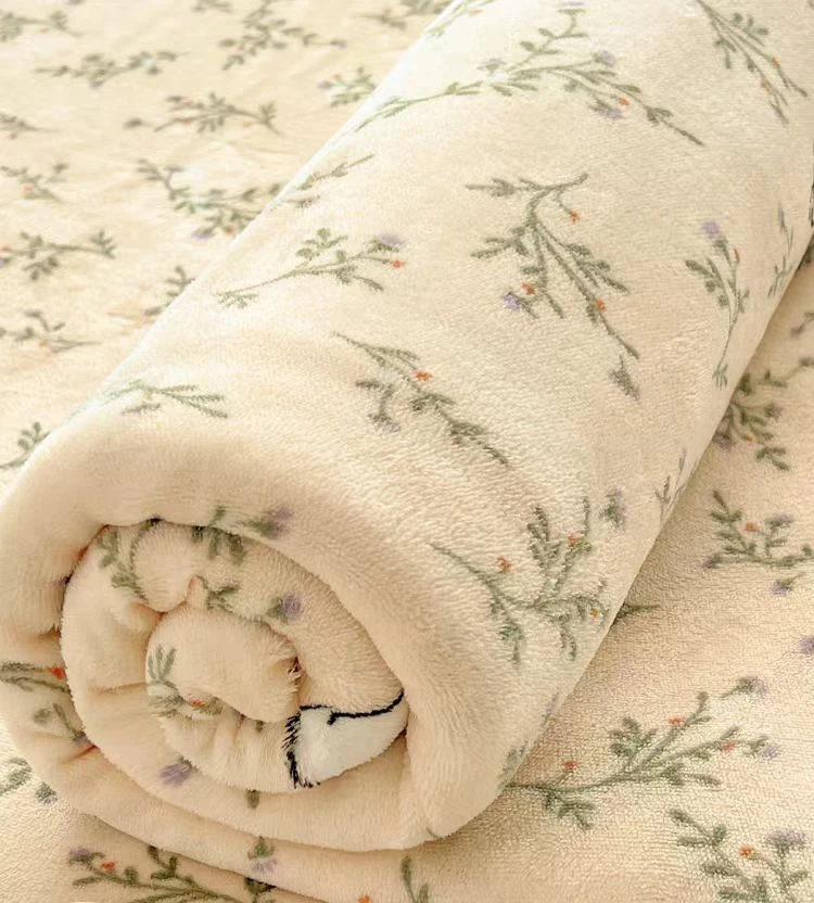 秋冬牛奶绒微瑕布料