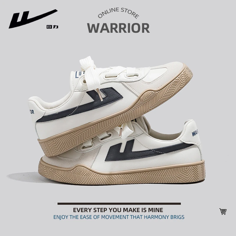 Warrior/回力女鞋子板鞋2025夏季新款运动通勤鞋子时尚潮流小白鞋