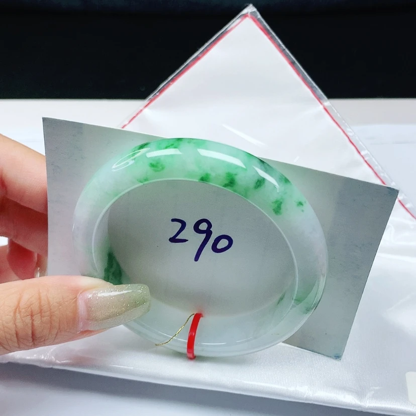 【闪购商品】翡翠手镯未镶嵌 正圈53+