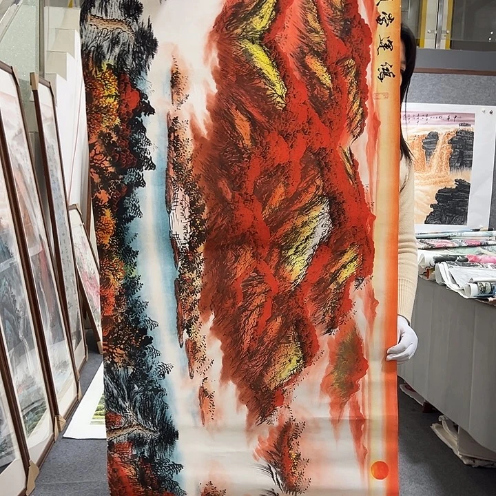 尚***茶国画国画单幅任发