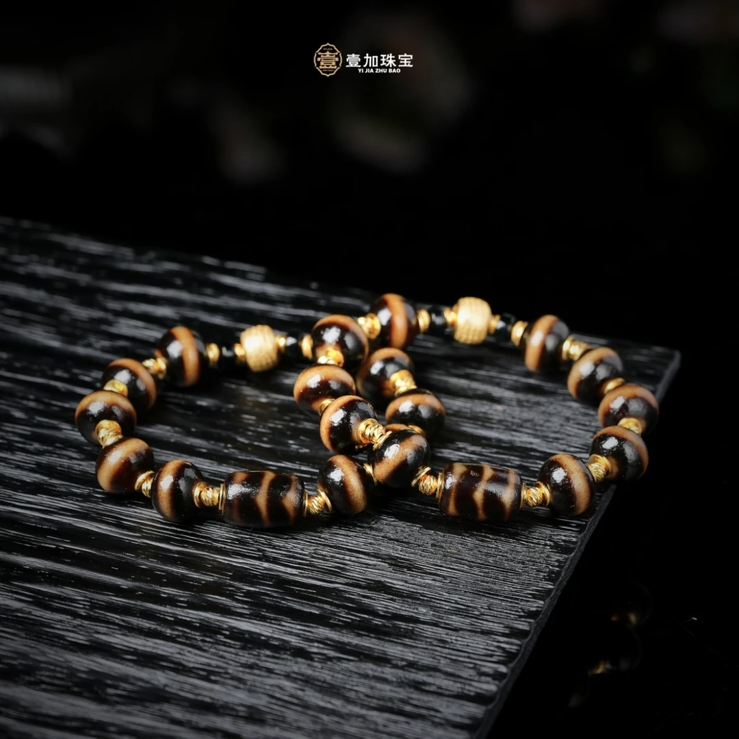 壹加林妹妹 | 玛瑙药师双牙牙多宝手串多样性发其一
