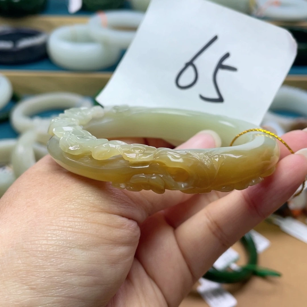 未镶嵌手镯和田玉圈口59