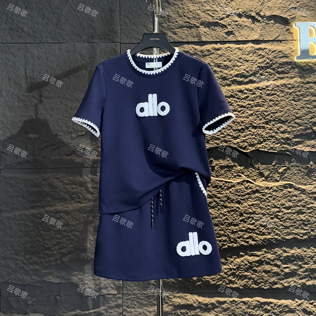 【宠粉价】2025夏季新款字母休闲套装百搭休闲两件套JC-A3769