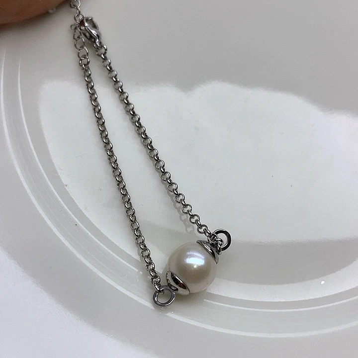 师***安合金手链淡水珍珠