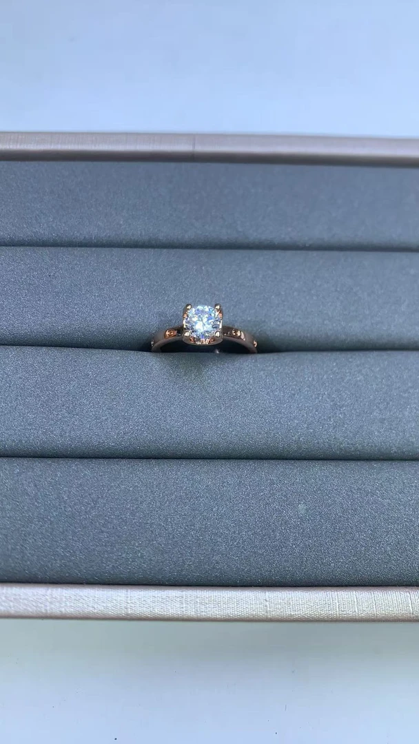 戒指 【璀璨星河】时尚闭口戒指D312