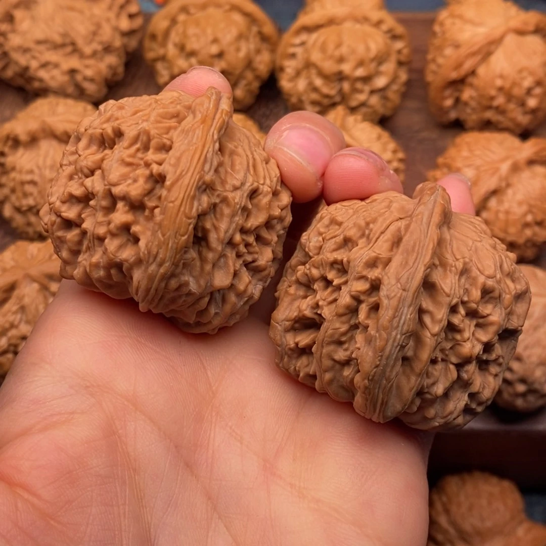 文玩核桃把件42老树原桩平谷楼