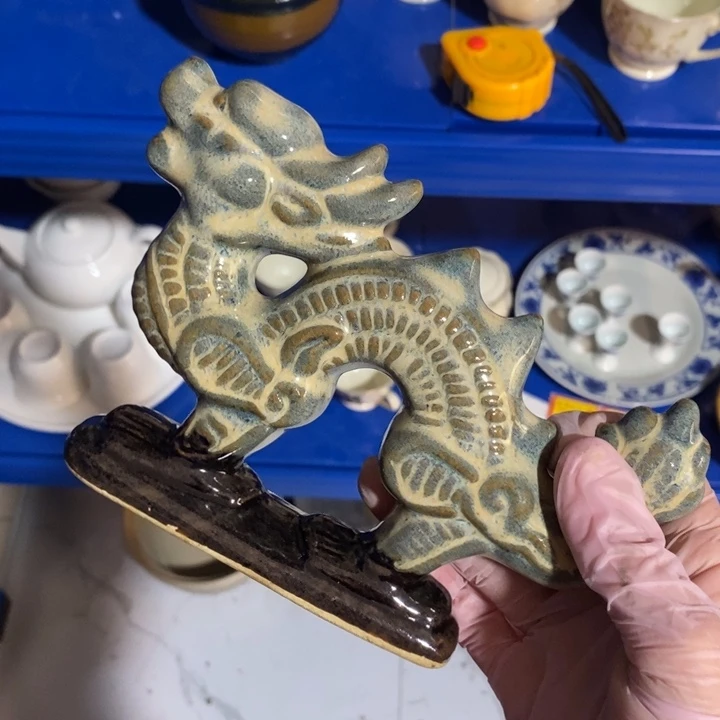 瓷片七厂窑变青龙