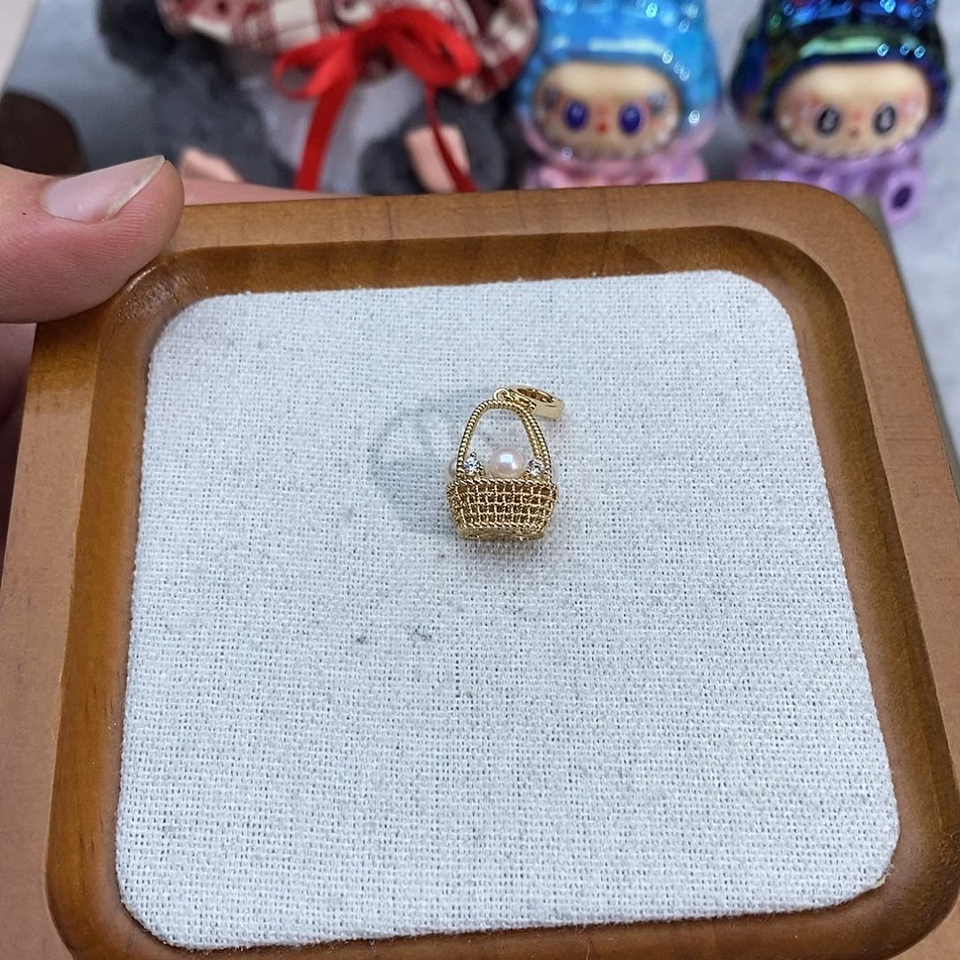 海水珍珠吊坠(不含链)银S925镶嵌