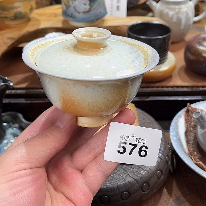 沁庐柴窑古法柴烧全手工茶具