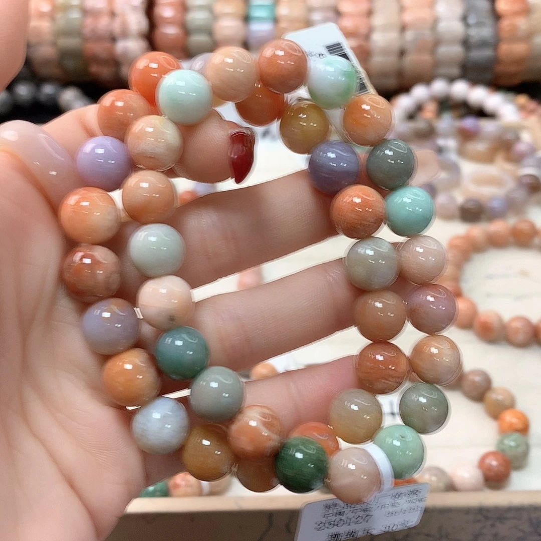 硅化珊瑚（珊瑚玉）手链未镶嵌诺*911