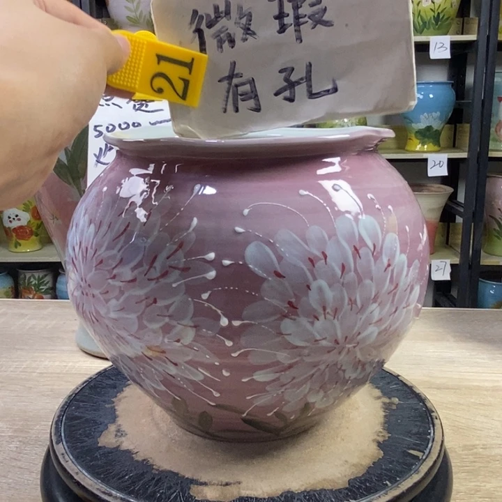 景德镇高温陶瓷花盆