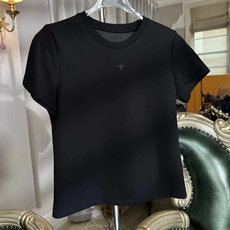 【优游恬淡】夏季女款潮流时尚小蜜蜂T恤短袖SY2406349