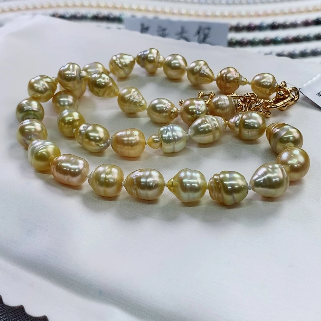 项链未镶嵌海水珍珠9-10