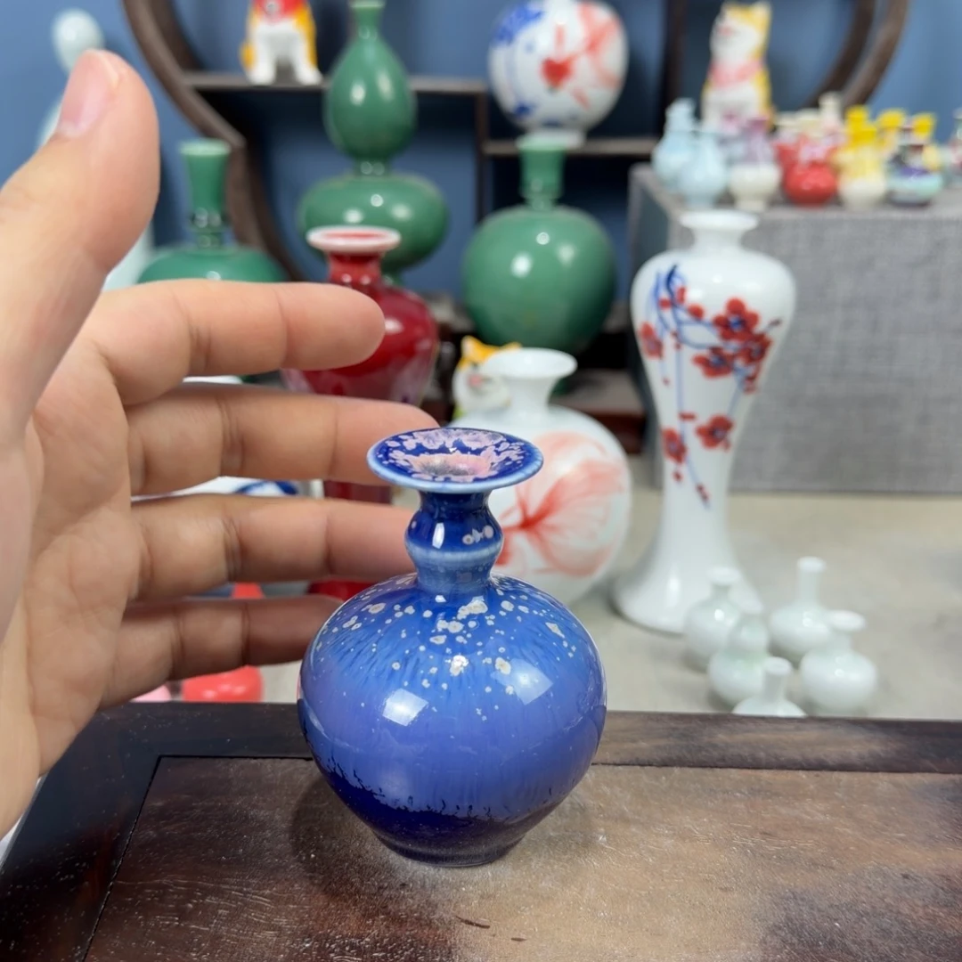 陶瓷手工小花器摆件