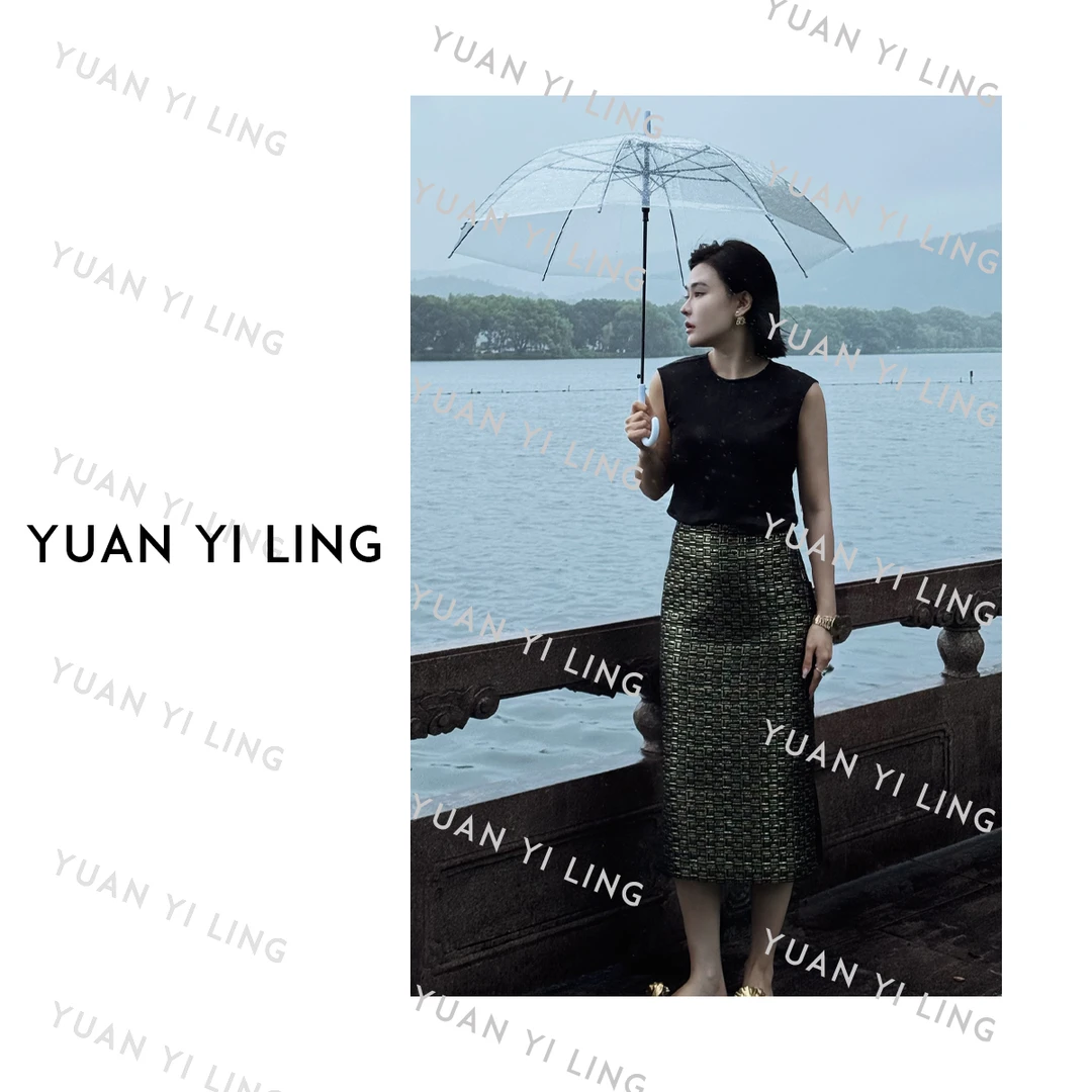 袁艺灵【鎏金花园】25秋季品牌定制订单万针刺绣高级感半身裙3030