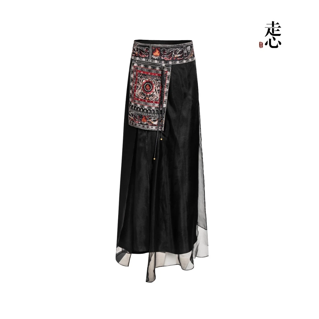 新款飞天半裙【走心非遗】飞天藻井 半裙 25ZX8010