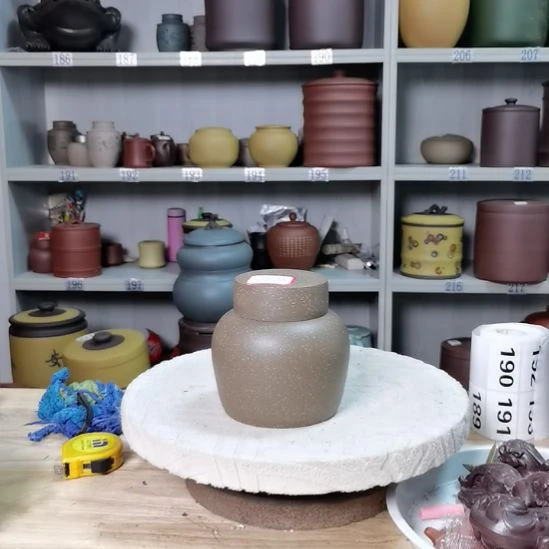 紫砂茶叶罐正品小罐紫砂茶叶罐7172