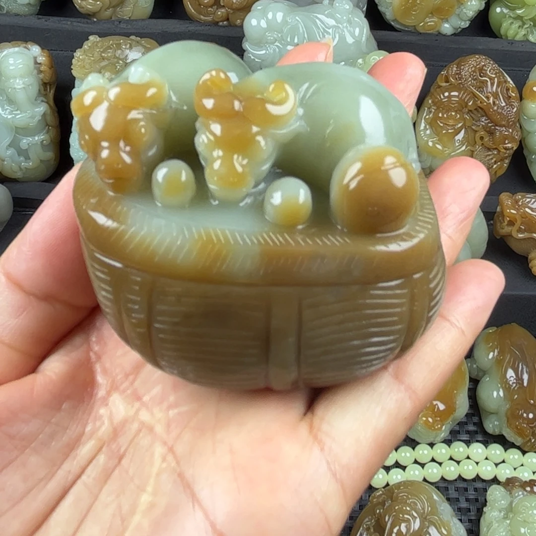 未镶嵌和田玉把件
