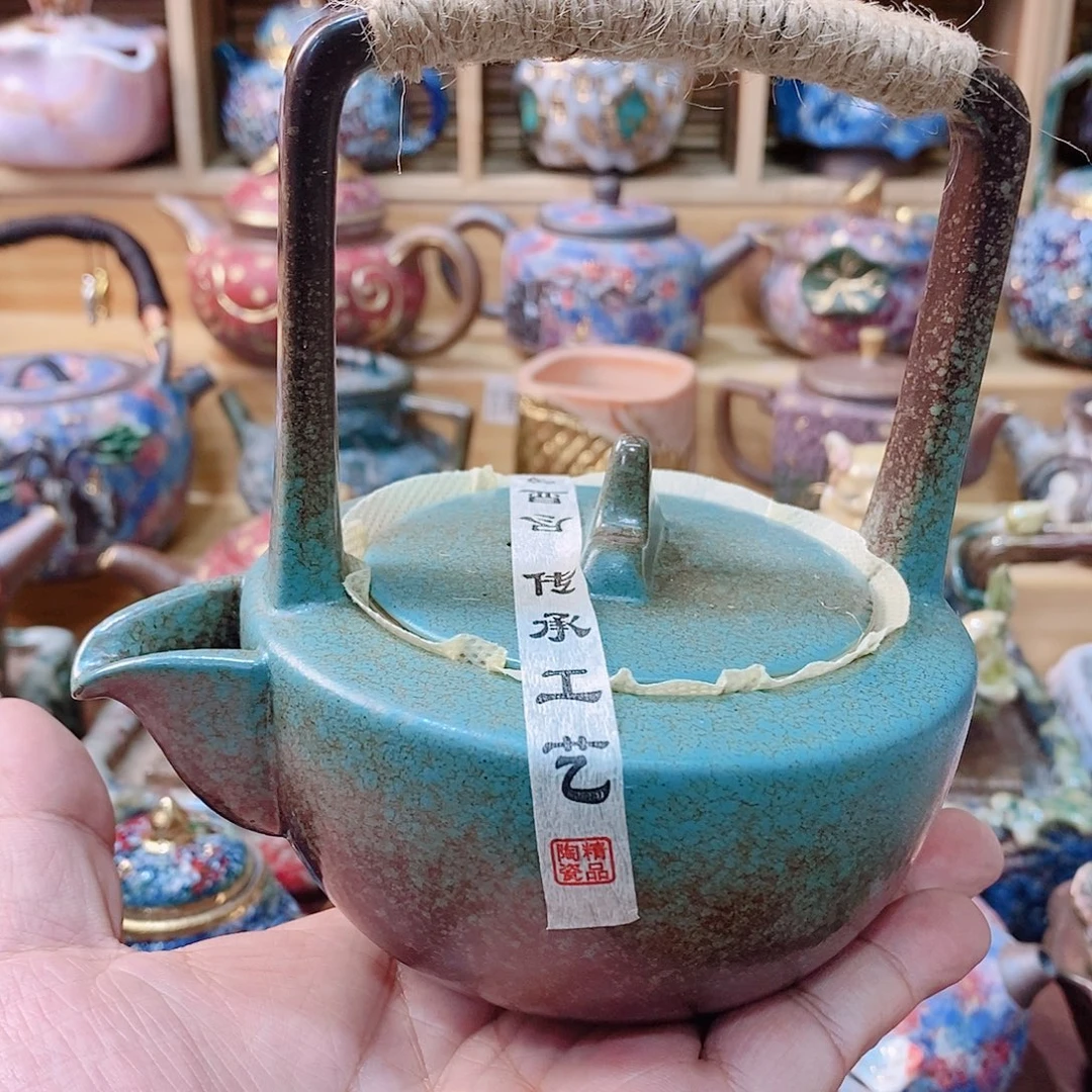 粗陶志野柴烧茶器