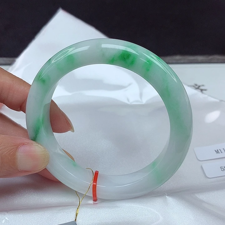 未镶嵌手镯翡翠58圈4948