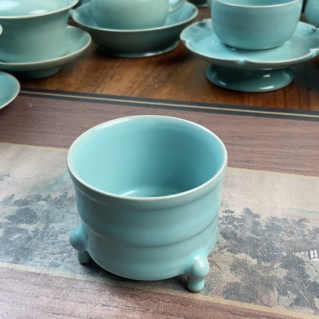 摆件原产地原矿汝瓷～茶器