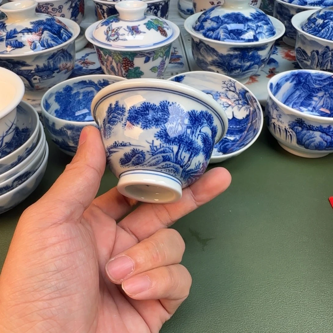 陶纯手工纯手绘茶具258