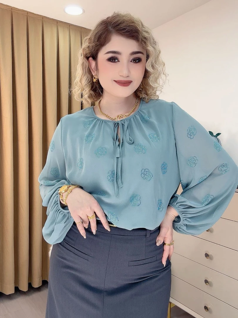 时尚气质洋气百搭宽松7221款长袖衬衣