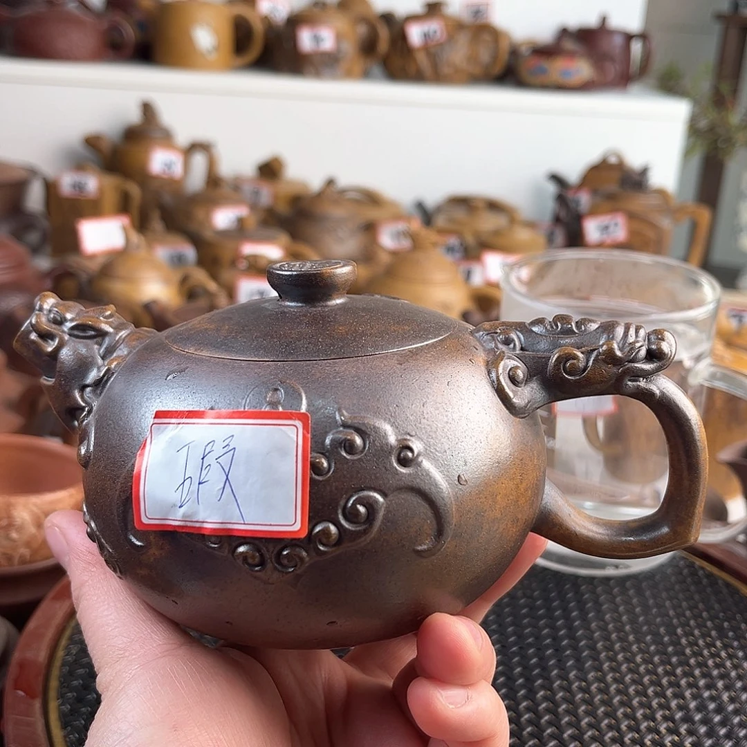 紫泥茶壶宜兴紫砂
