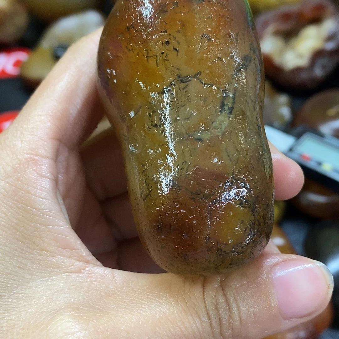 玛瑙/玉髓未镶嵌手把件