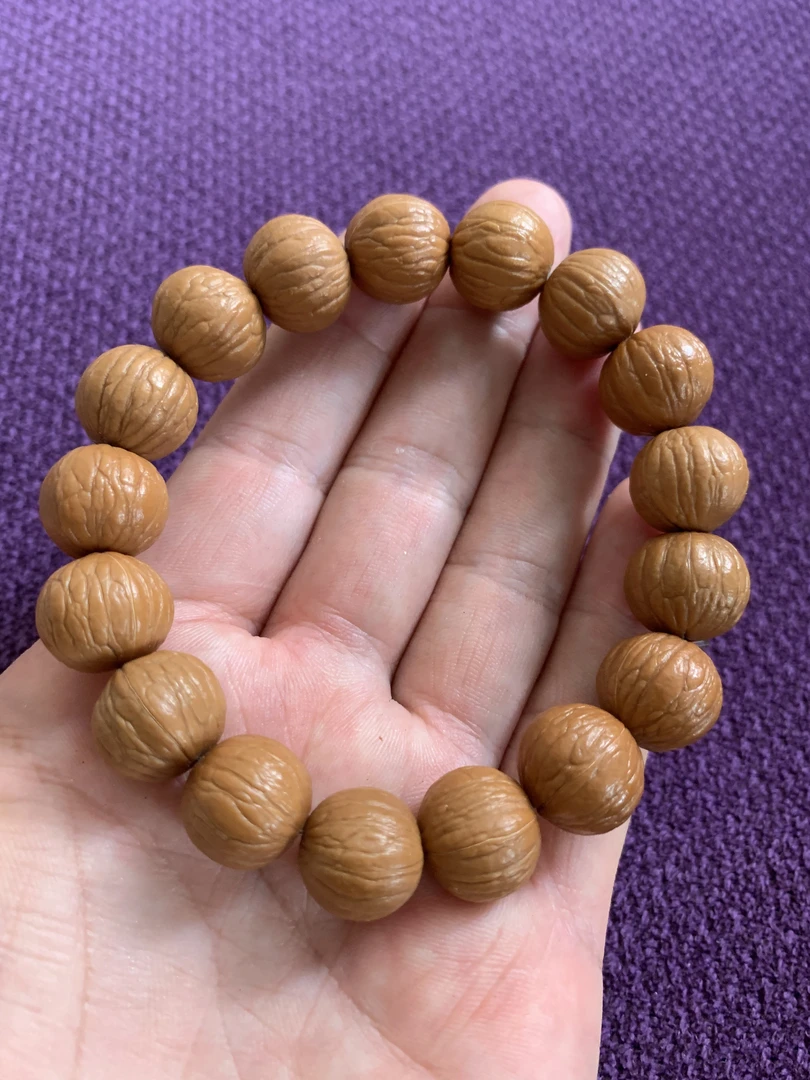 2024洛宁原产地猴头老料聚宝盆手串骨质好密度高上色快