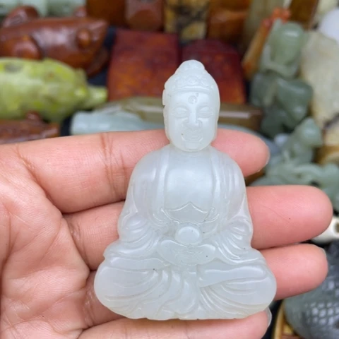 蛇纹石玉未镶嵌颈饰63