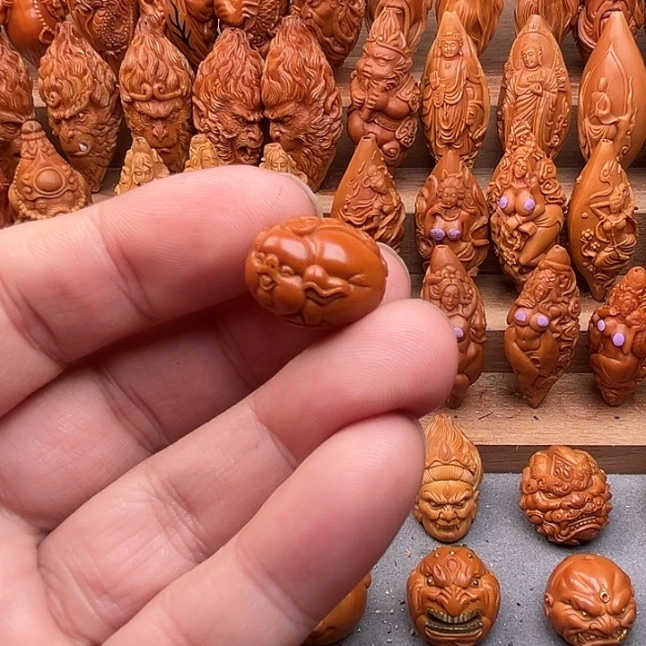 吊坠橄榄核15小猪