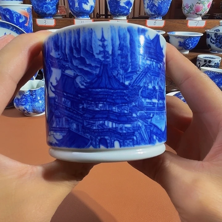 嘟****青花手工手绘大明宫
