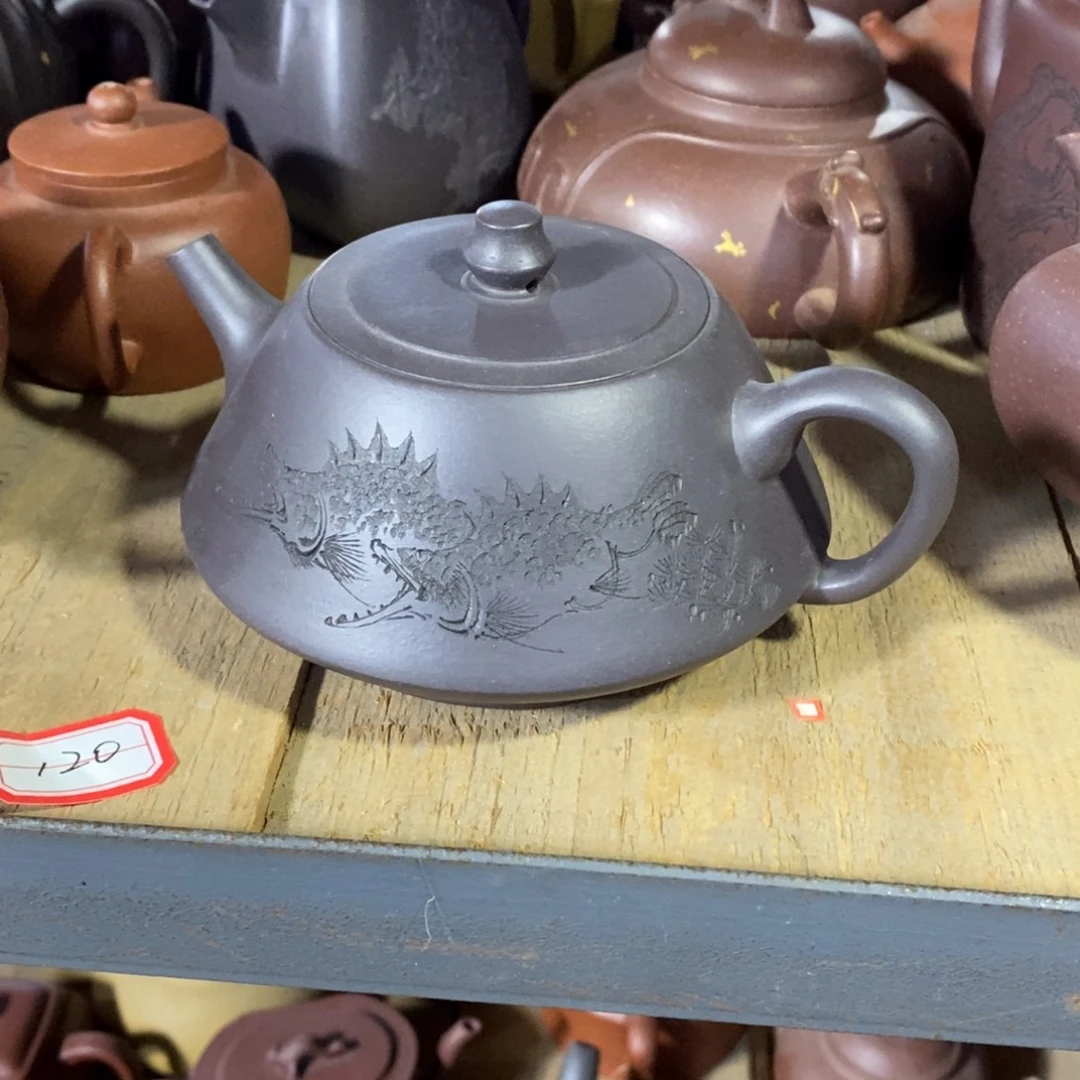 紫砂茶壶原矿手工122