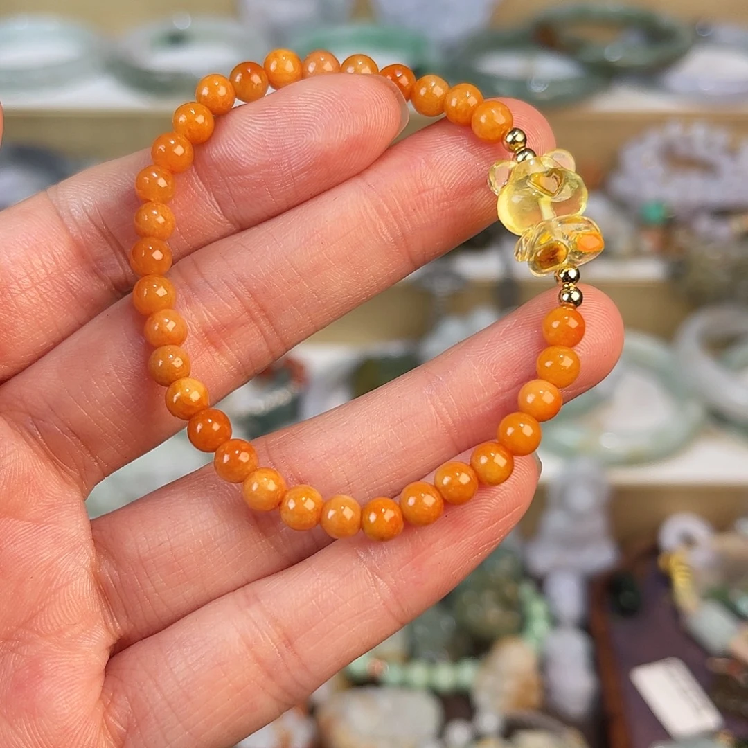 翡翠未镶嵌手链手链