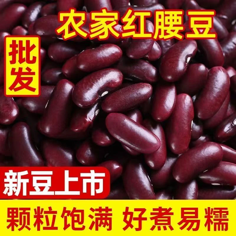 红腰豆红芸豆红豆精品新货农家自种五谷杂粮干活半斤煮粥煲汤食材
