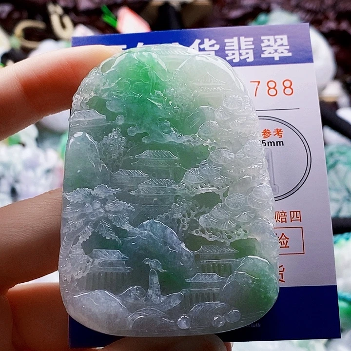 潮***年吊坠(不含链)未镶嵌翡翠