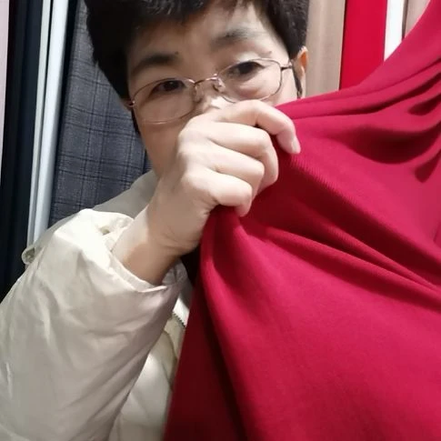 醋酸天丝羊绒酒红色1.2米