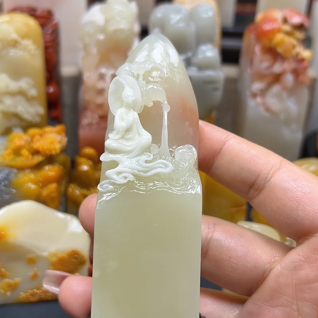 寿山石无*～印章雕刻工一