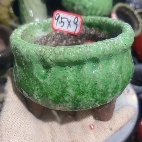 粗陶花盆手工花盆制作