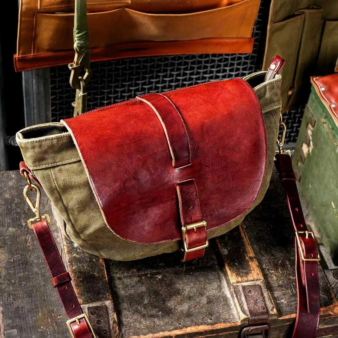 制道手工皮具斜挎单肩包百搭重工12939