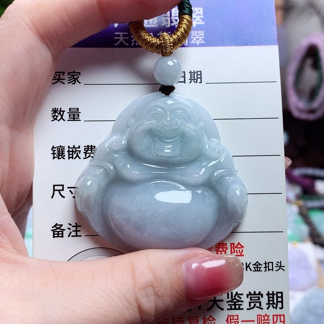 颈饰未镶嵌翡翠佛公26