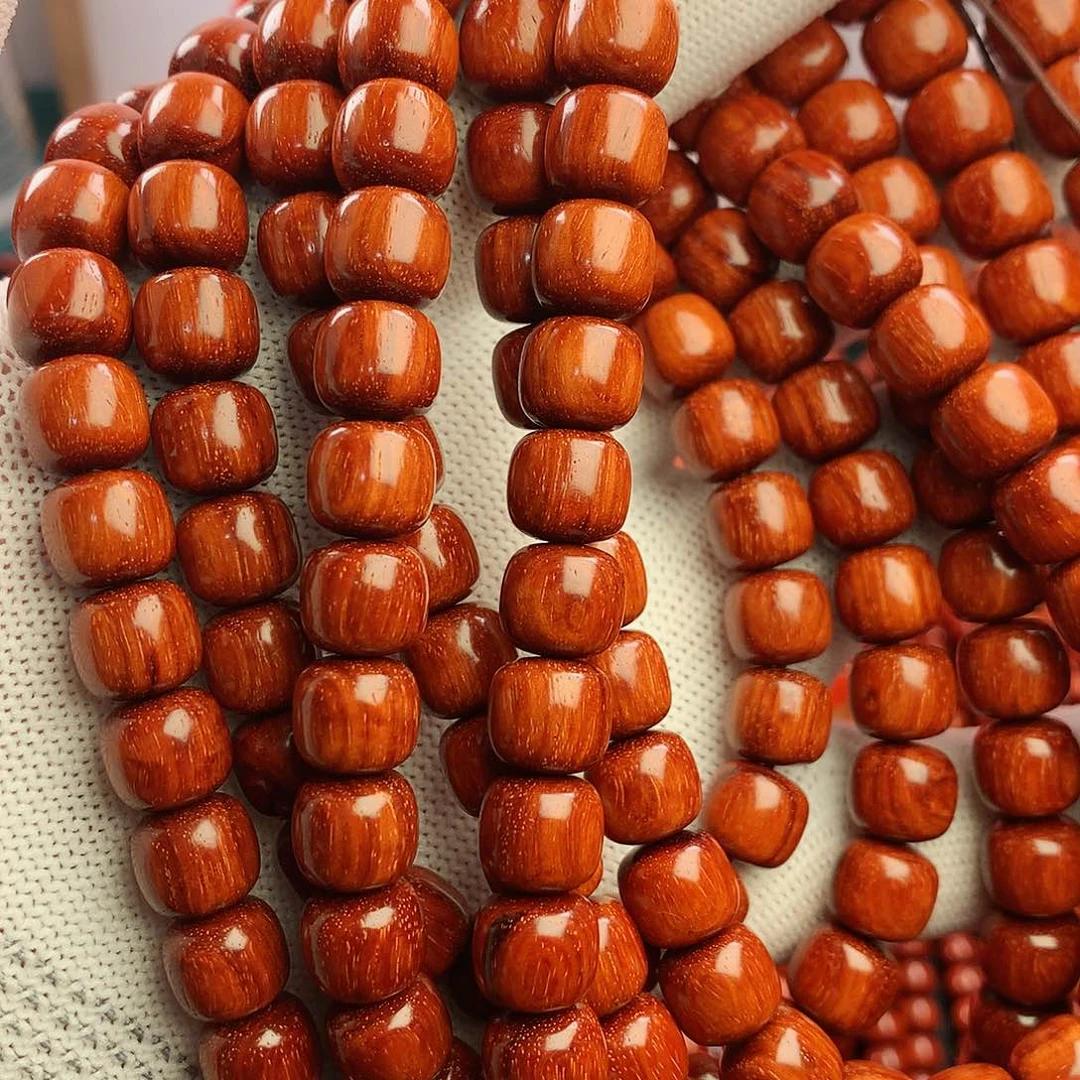 檀香紫檀（小叶紫檀）手串/手链9x10老型帝王泥果冻料原汁原味108颗