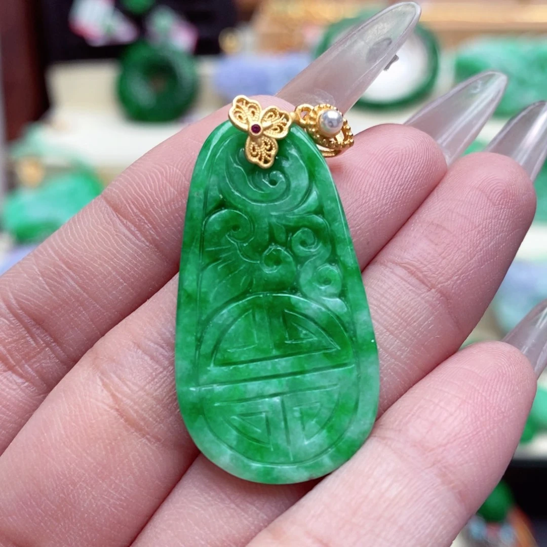 颈饰未镶嵌翡翠翡翠吊坠