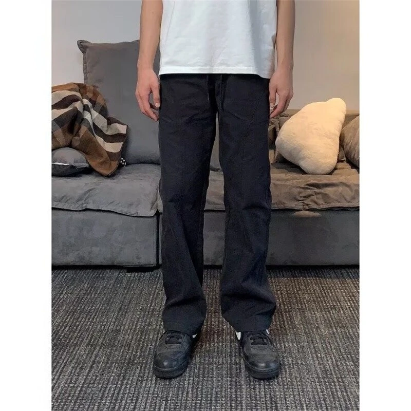 美式户外软壳薄款冲锋裤男款夏季防水透气速干工装裤子斜切休闲裤